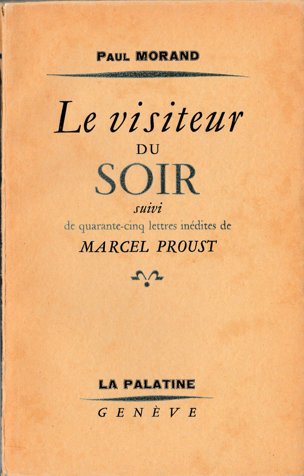 Proust vu par Paul Morand
